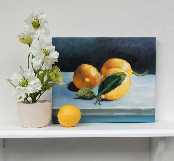 3 Lemons. Still life