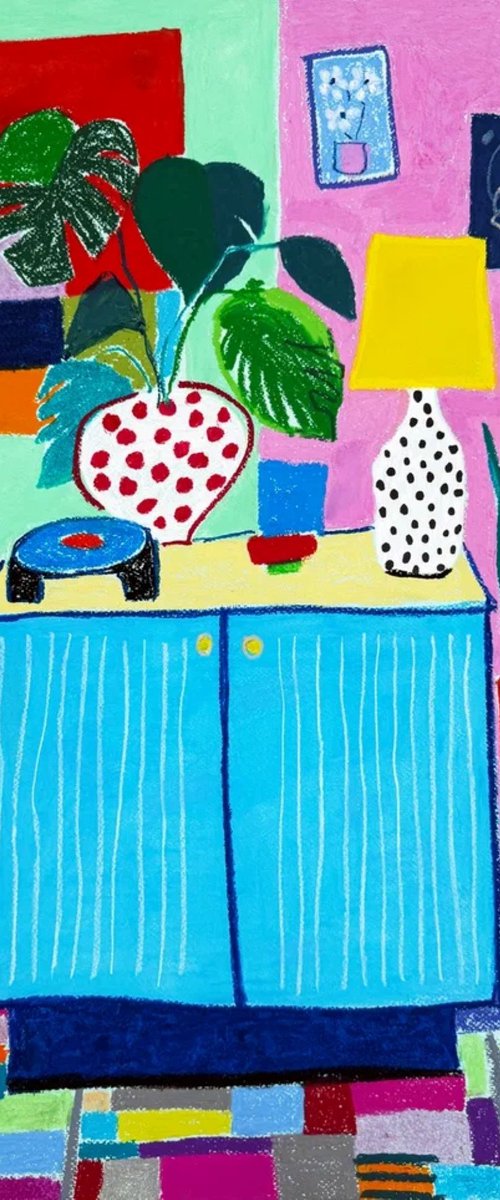 The Blue Cabinet and the Language of Patterns by Sasha Robinson