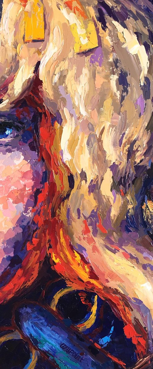 "Kurent has a woman's face" by OXYPOINT