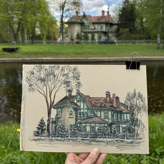 Saint Petersburg streeviews - Gausvald cottage