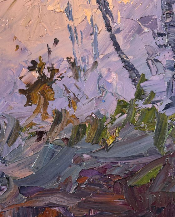 Fog in the Autumn Forest