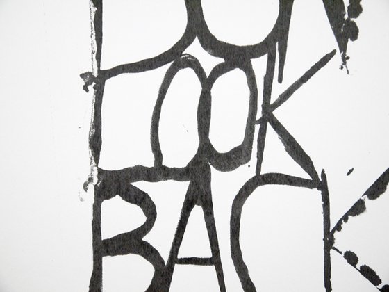 Don't Look Back (screenprint)