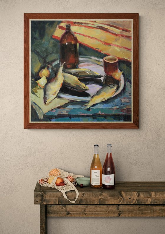 Still life with fish