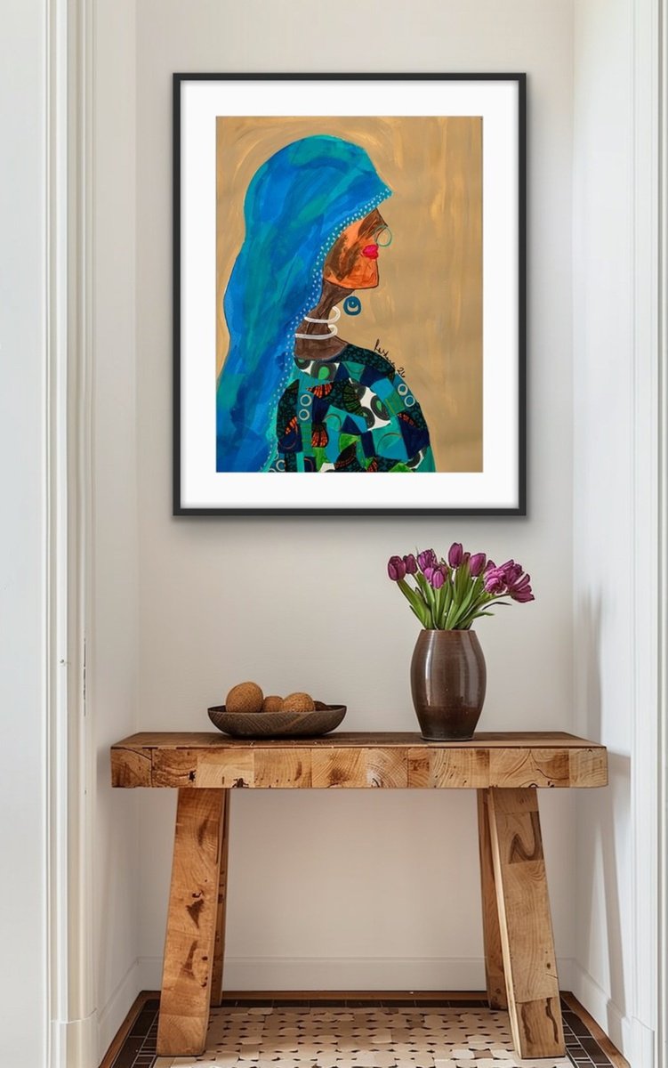 The Veil By Rashna Hackett, 22 X 30, Artwork For Sale On Artfinder