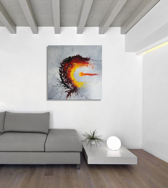 Fireball (Spirits Of Skies 064075) (80 x 80 cm) XL (32 x 32")