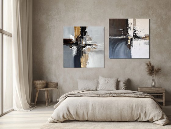 Measured Tension set diptych