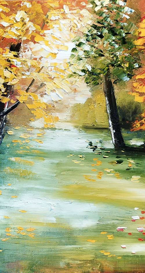 Autumn morning by Nataliia Plakhotnyk