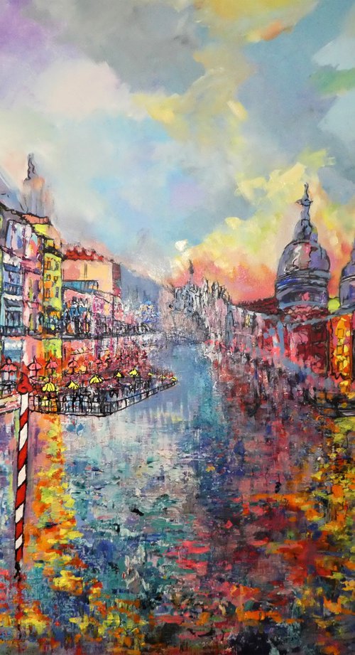 The Grand Canal Venice 2023 by Lesley Blackburn