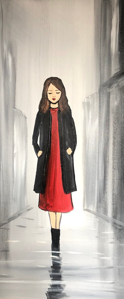 The Red Dress by Aisha Haider