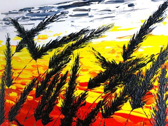 Sunset In The Grass 1