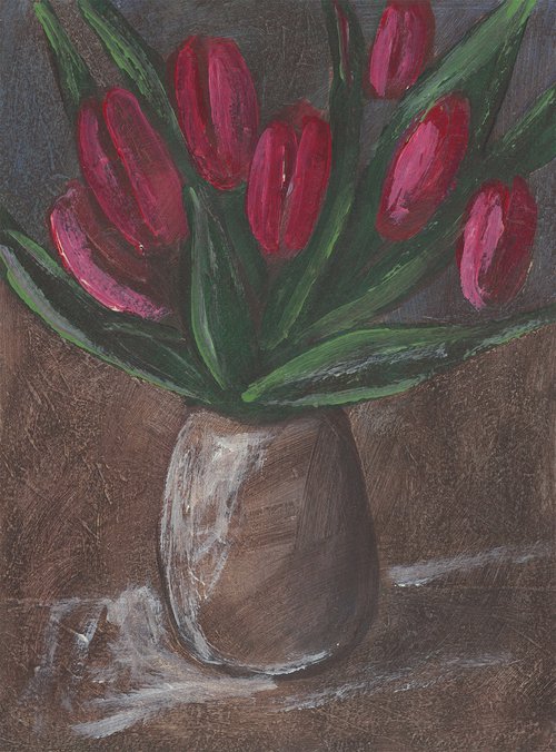 Seven Tulips by Anton Maliar