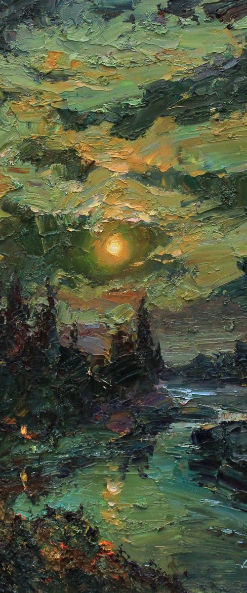 "New night" by Alisa Onipchenko-Cherniakovska