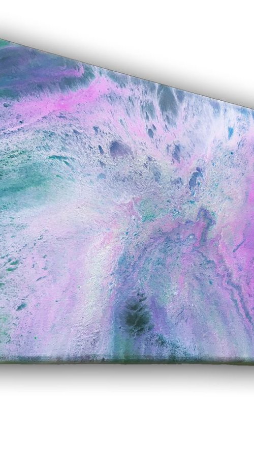 "Lost In Space" - Original Small Abstract PMS Acrylic Painting - 12 x 9 inches by Preston M. Smith (PMS)