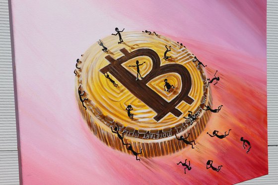 Triumph and the tragedy Bitcoin - 2, 70*50