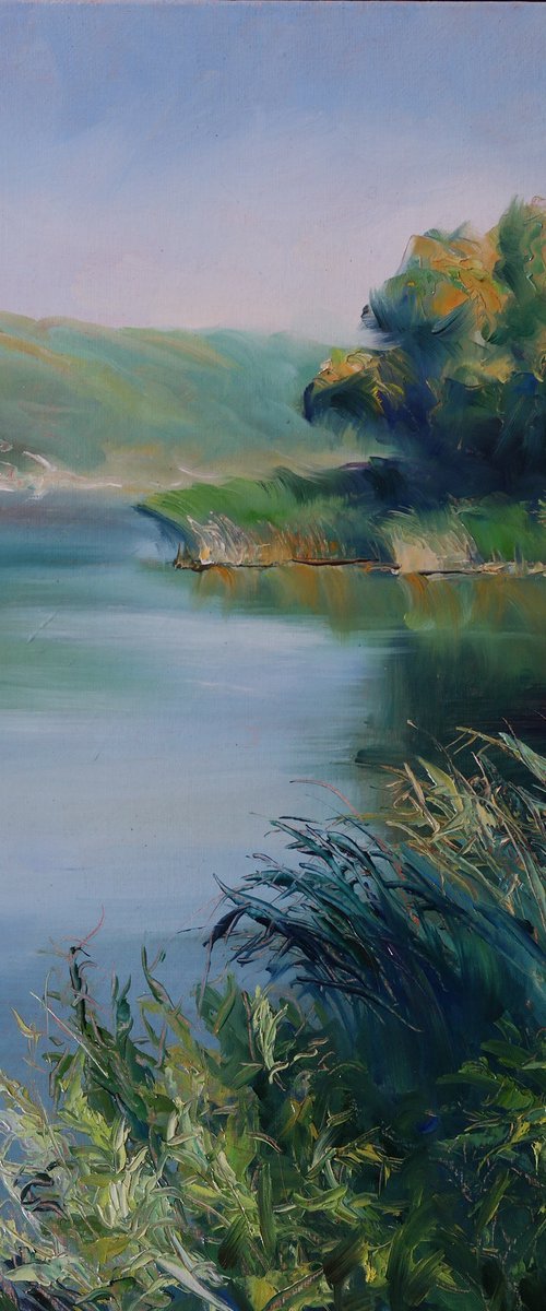 "Morning on the river" by Gennady Vylusk