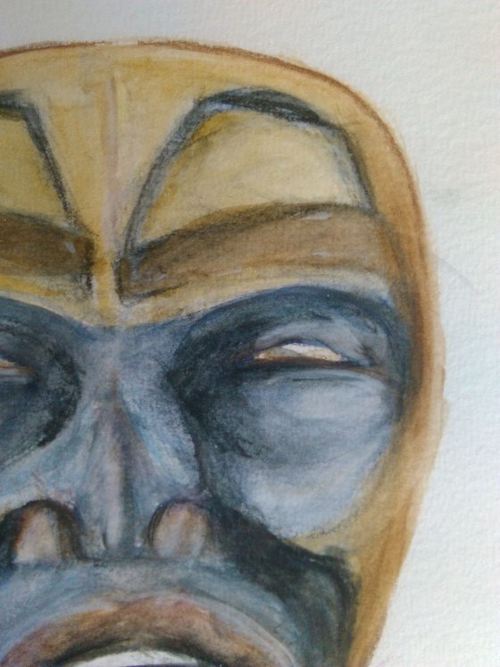 Tlingit face mask