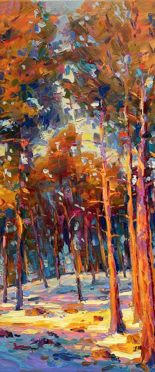 "Evening forest " by Evgeny Chernyakovsky