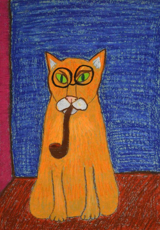 The red cat comes up with a new direction of psychology