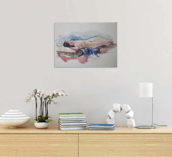 reclining female nude