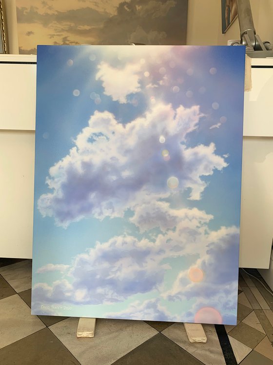 Rays Through Cloud (86 x 114cm)