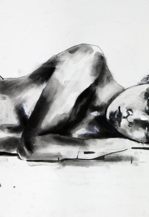 6-25-14 reclining figure by Thomas Donaldson