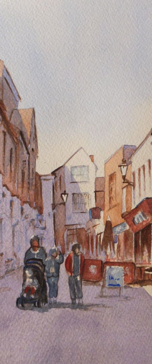 Swan Lane in Guildford by David Harmer