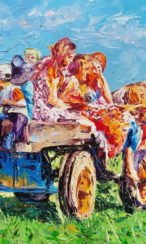 Cart Full of Joy by Andranik Harutyunyan