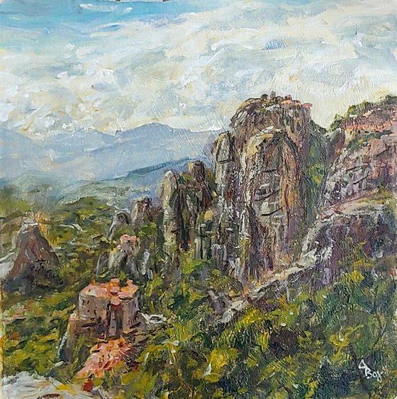Meteora medieval monastery
