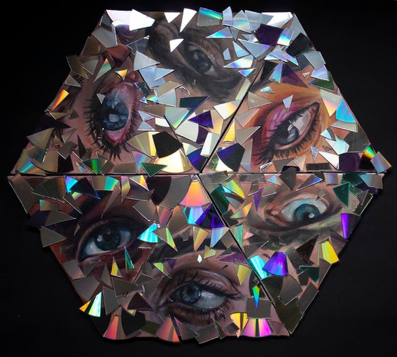 Broken mirror (modular artwork)