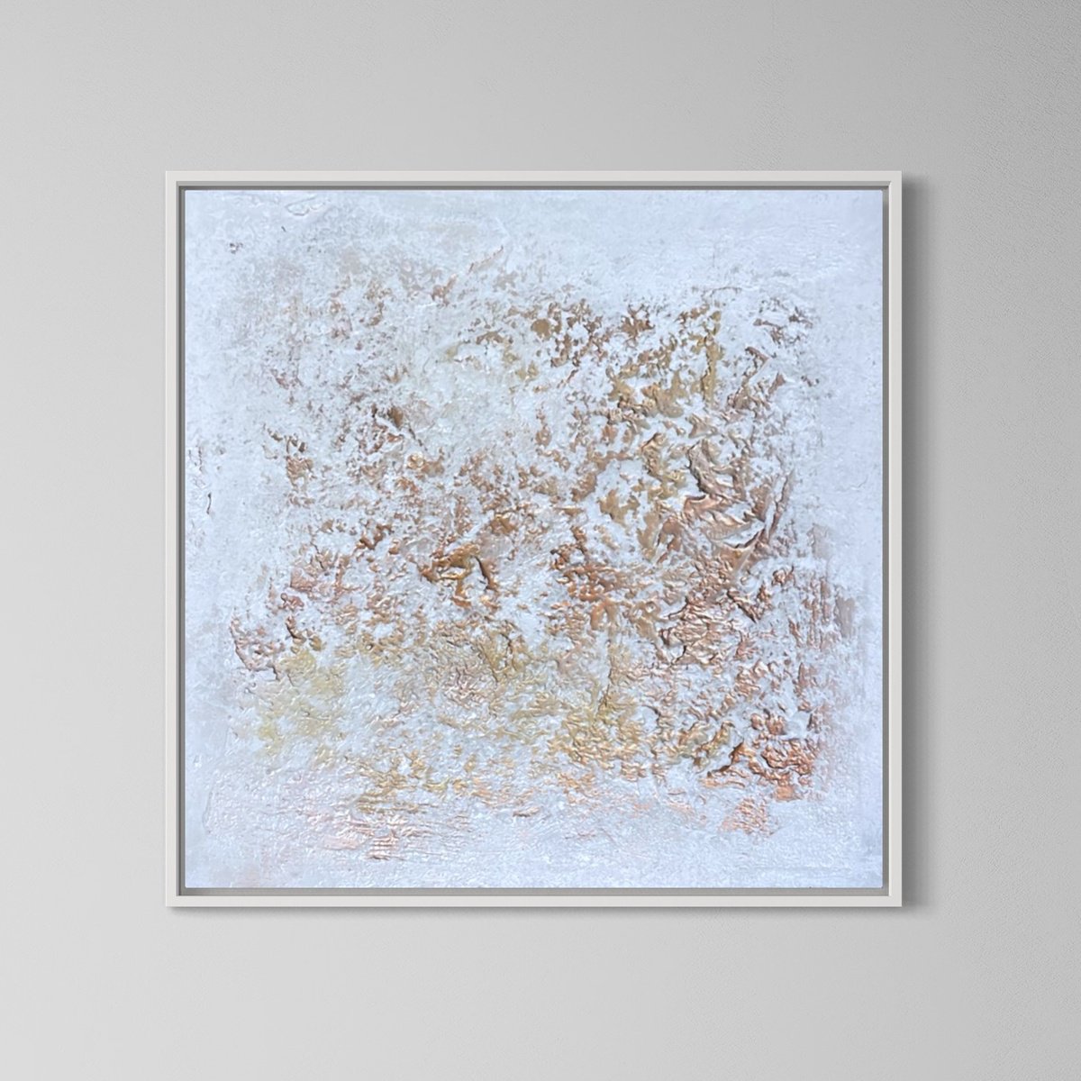 Abstract Acrylic Painting By Mireia Izquierdo, 24 X 24", Autumn