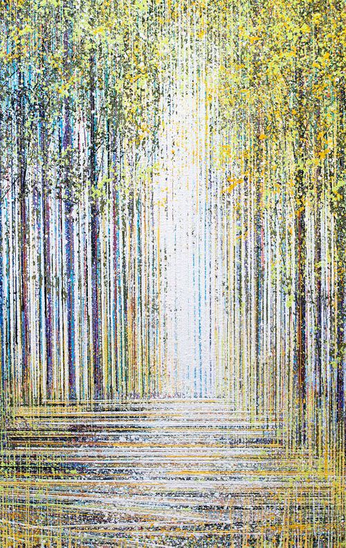 Forest Trees In Spring by Marc Todd