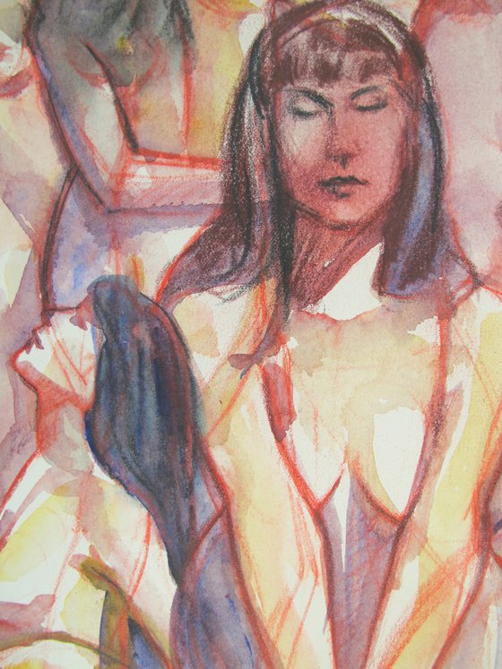 overlapping nudes
