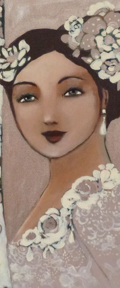 "Anastasia" woman portrait by Loetitia Pillault