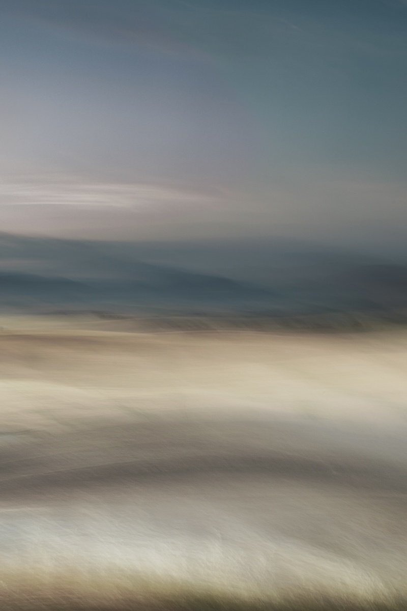 Impressionistic Landscape Photograph By Karim Carella, 35 X 51", Painted Dream #11, Original Artwork