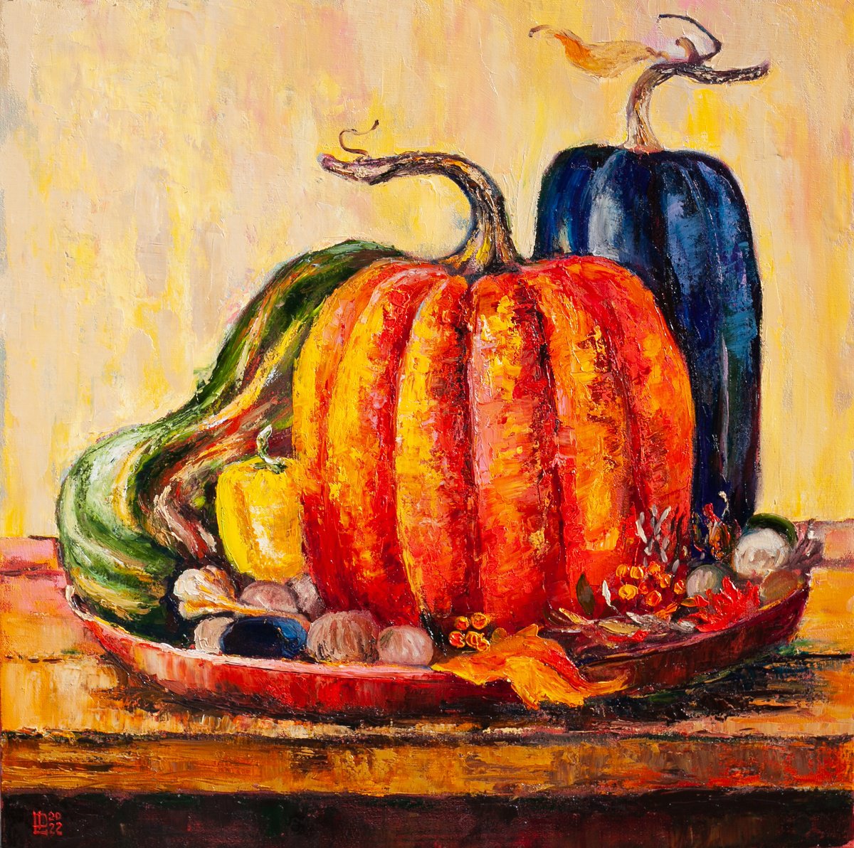 Pumpkins by Liudmila Pisliakova