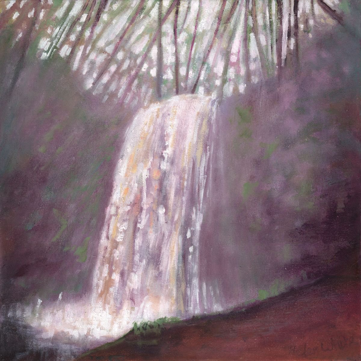 Waterfall IV by Helen  White