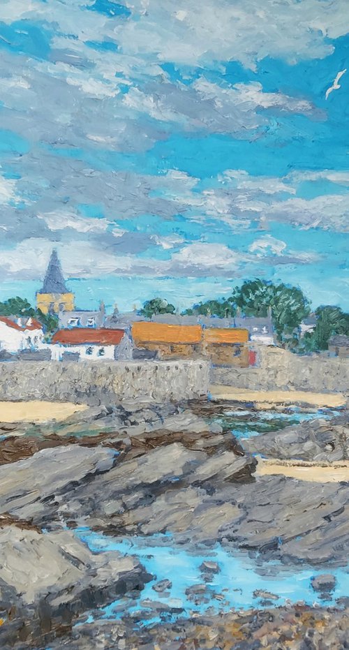 Anstruther rocks by Colin Ross Jack