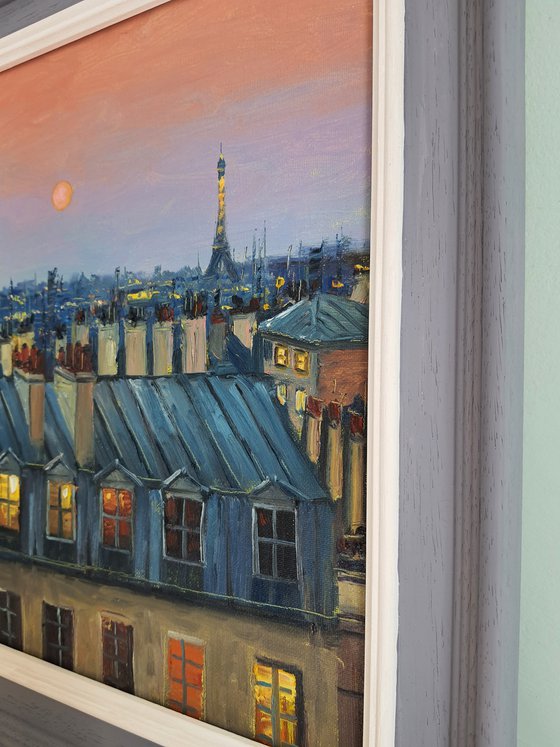 Paris Rooftop sunset