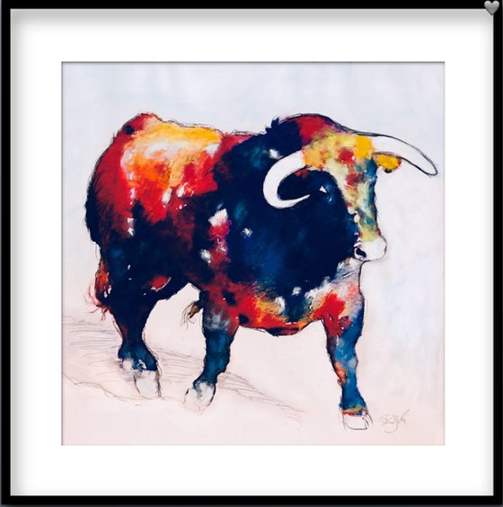 Colourfull bull