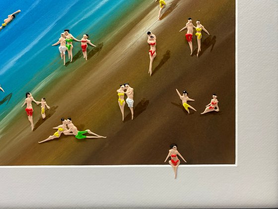 Action.3D Freedom sea. Eka Peradze Art.
