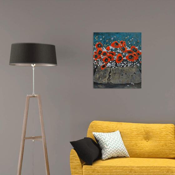 Poppies and Little Stars