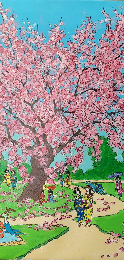 Sakura (Japanese cherry blossom festival) by Colin Ross Jack