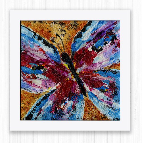 Butterfly Delight 30 - Framed Painting by Kathy Morton Stanion by Kathy Morton Stanion