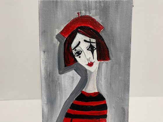 Mime girl miniature