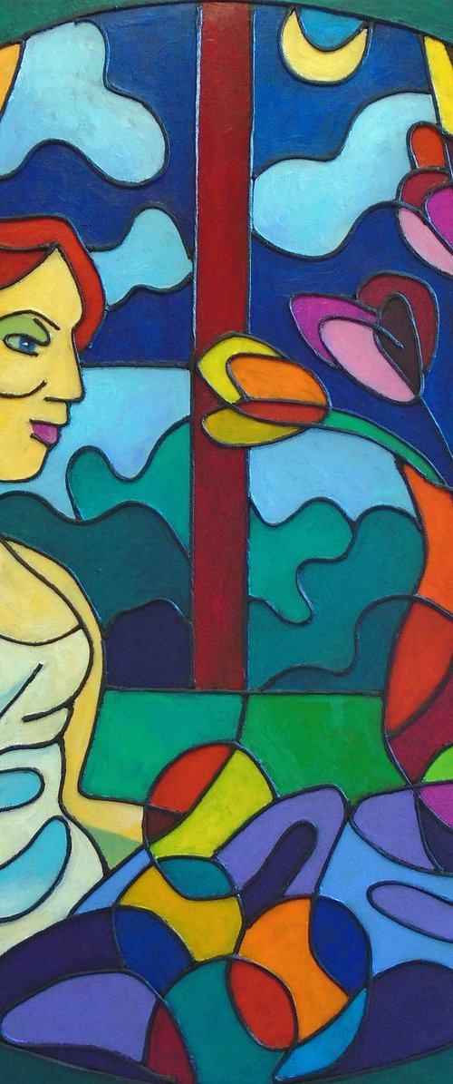 MOONLIGHT: GIRL WITH RED HAIR by Stephen Conroy