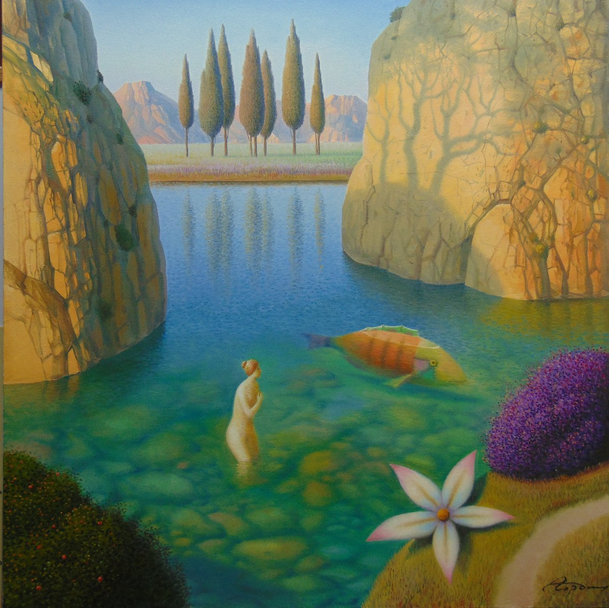 Among the orange rocks by Evgeni Gordiets