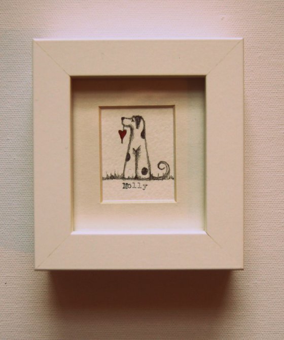 Framed Molly I (miniature)..