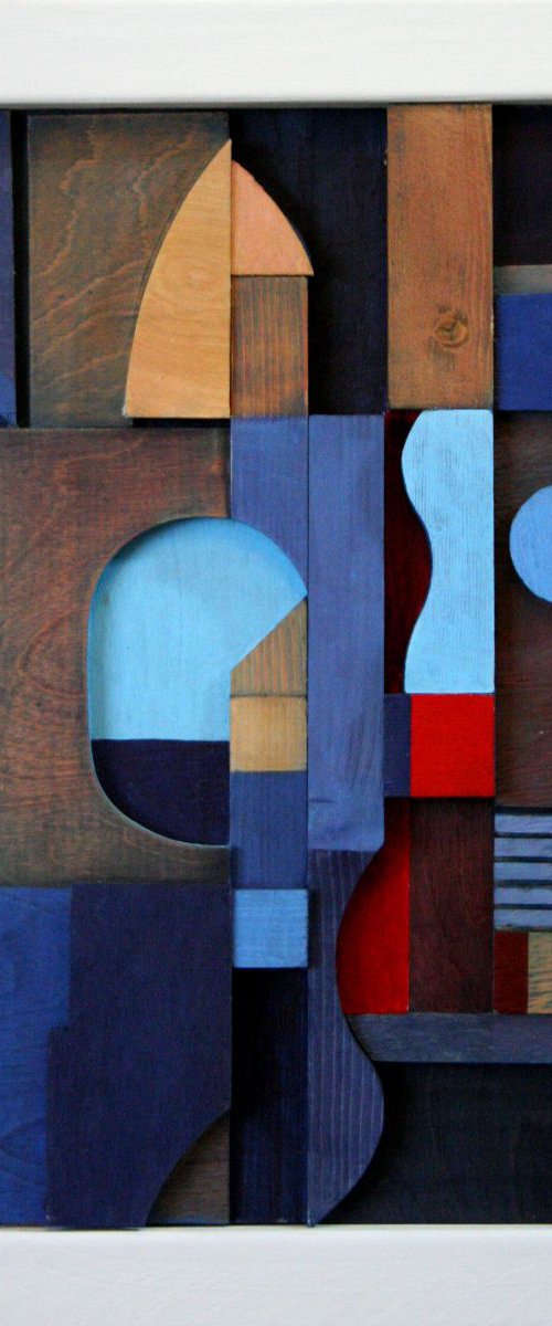 Blue Rondo (relief) by Liam Hennessy
