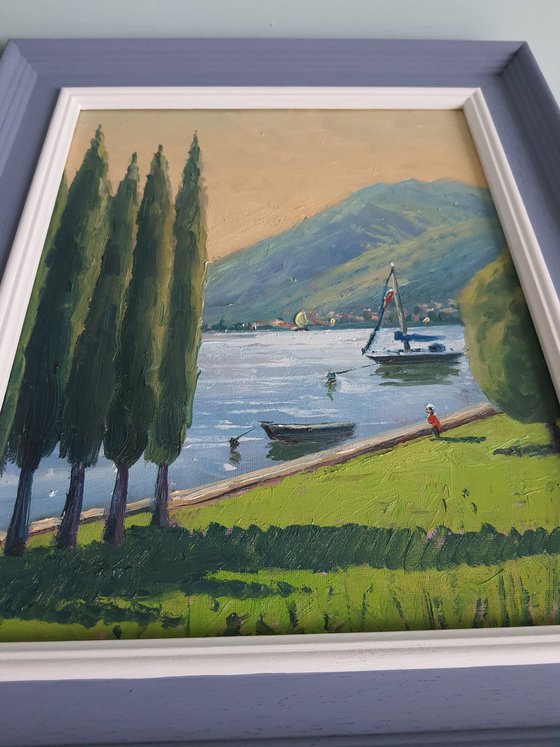 Vie of Lake Garda, Italy