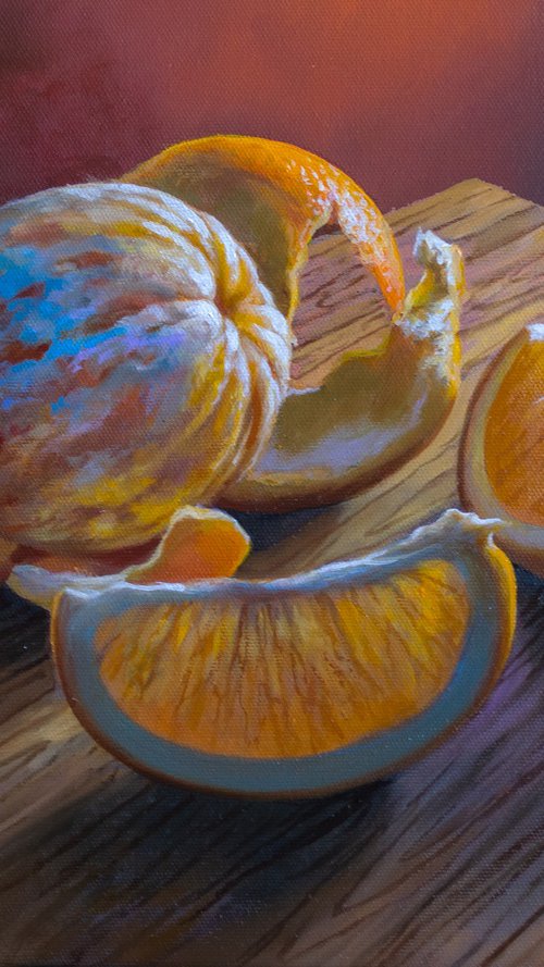 Still Life with Orange/49 by Kolodyazhniy Sergey